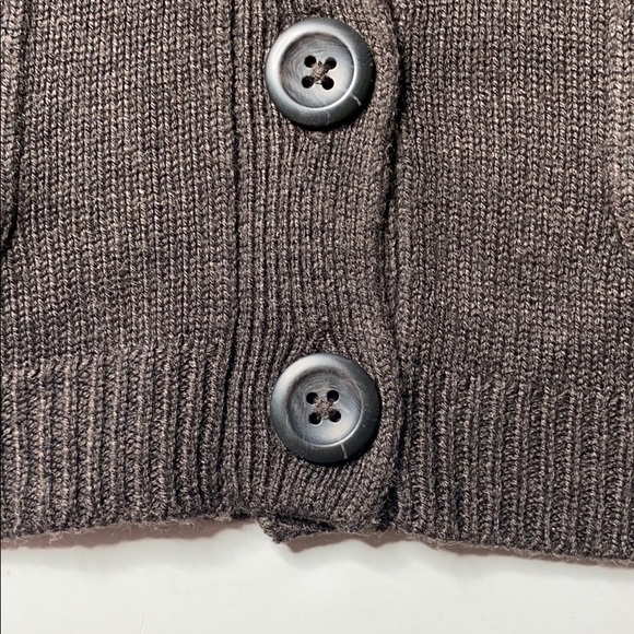 Ann Taylor Brown Cardigan Sweater Petites Medium - Picture 4 of 7